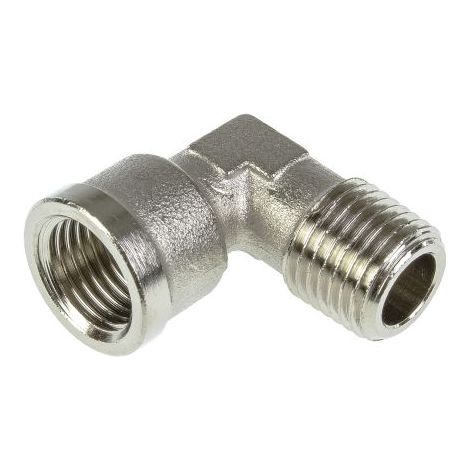 Raccord hydraulique coudé Legris, R 1/4 Mâle G 1/4 Femelle, 60 bars Bars ( Prix pour Paquet de 3 )