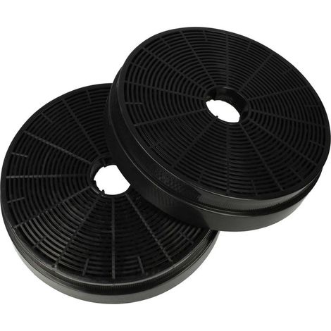 Vhbw – Lot de 2 filtres à charbon actif 17,5 cm – Compatible Klarstein Zarah, Royal Flush Eco, Zola, Zelda, Balzac, Aurica – Filtration optimale - VHBW 2 X