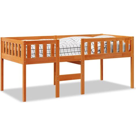 Maison Exclusive - Kinderbett ohne Matratze Wachsbraun 90x190 cm