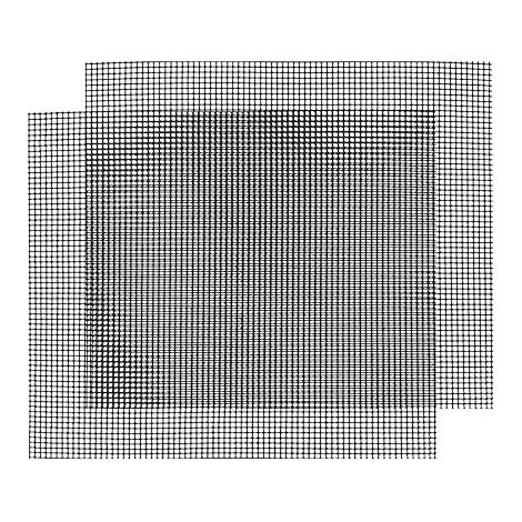 42 36cm Grille Barbecue decoupable, 2PC Tapis de Cuisson Réutilisable Grille Anti-adhésif pour Yaourtières Multi-Délices Barbecue Cuisson (1/5)