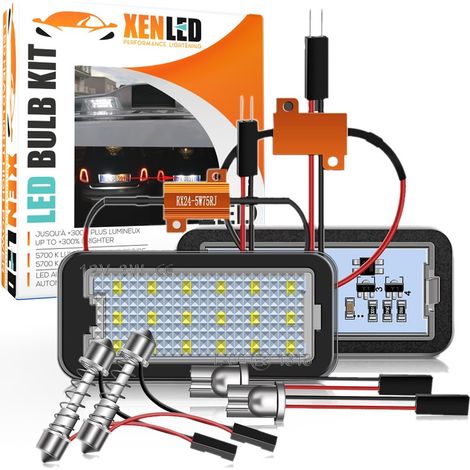 Pack 2 modules LED plaque arrière FIAT 500 500C (1/5)