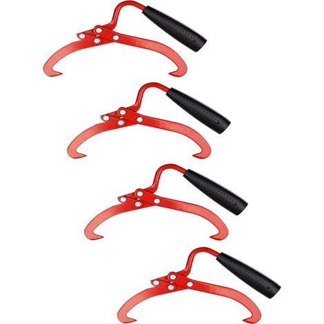 Selbstgreifende Handpackzange 4er-Pack Holzzange Forstzange Verladezange (1/5)
