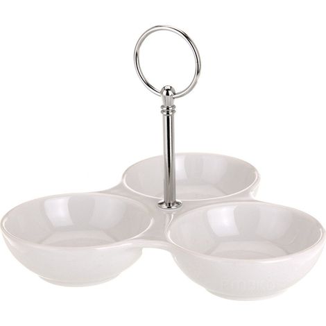 Miseczki porcelanowe do sosów, dipów i przekąsek - 3 sztuki (1/2)
