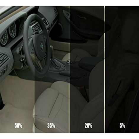 Pellicola omologata ABG oscuramento Vetri Auto serie Black Shade di 3M BS 15% Misura - 50cm x 1 Metro