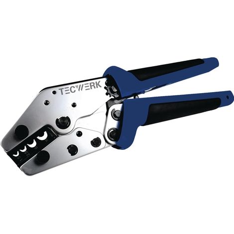 Tenazas de crimpar L.205mm 0,5-6 (AWG 20...10)mm² TECWERK (1/2)
