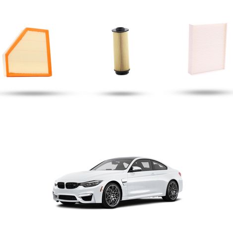 Kit Tagliando 4 filtri compatibile con BMW Serie 4 (F32, F33, F36, F82) 440i 240kw dal 2016 (1/5)