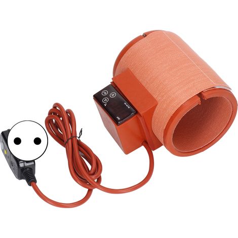 Chauffage de réservoir à gaz isolé avec isolation en silicone, affichage numérique de la température, 3 couches, 300 W, prise européenne, 220 V (1/5)