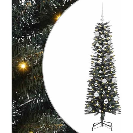Árbol de Navidad artificial con 150 LED Verde 43 x 43 x 150 cm vidaXL