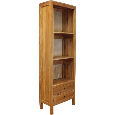 Mobile libreria in legno di mogano robusto fisso 65x33xH195 cm (1/5)