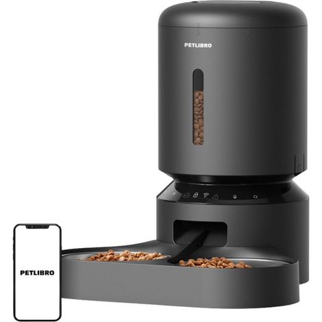 Petlibro Granary Comedouro automático com recipiente duplo, Wi-Fi, 5 L