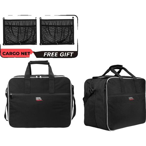 Sacs Intérieurs de Moto, Imperméables, Rangement Extensible, 2 sacs avec 2 filets (1/2)
