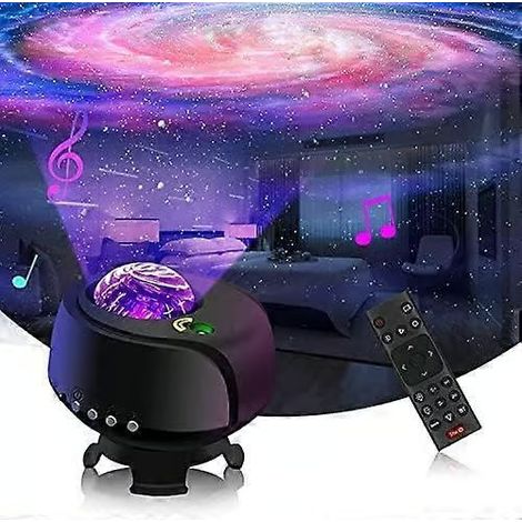 Projecteur Galaxy Lights 2.0, projecteur d'étoiles avec formes de nébuleuses et de galaxies changeantes, lampe de nuit spatiale, offrant la plus grande zone de couverture. (1/5)