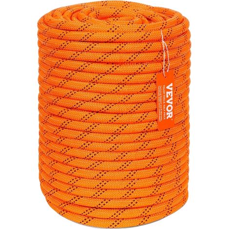 Cuerda de poliéster de alta resistencia, extralarga, 1,27 cm (0,5 pulgadas), 3628 kg (8000 libras) (1/2)