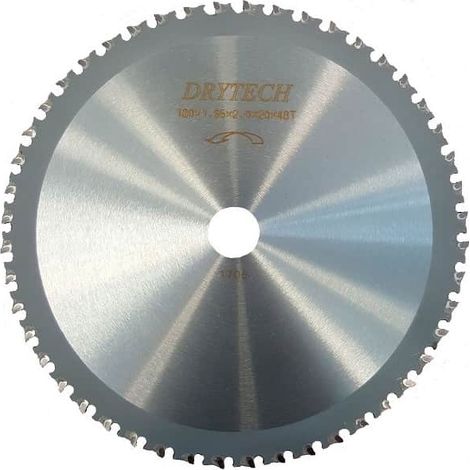 JEPSON Lame de scie carbure Ø180mm - Acier/Inox - 72118048YS - 180 mm - 2.2 mm - 20 mm - 48 dents