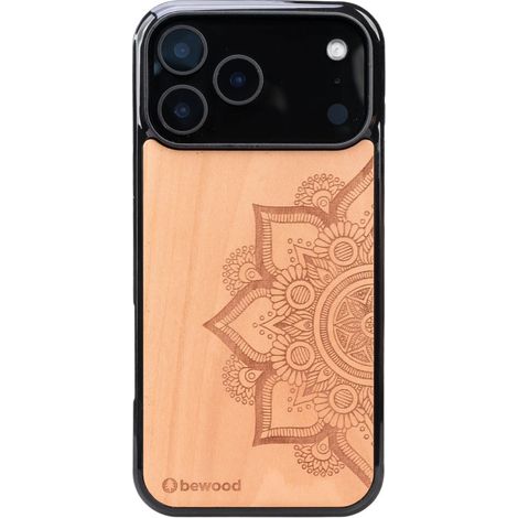 Custodia in legno Bewood per iPhone 17 Pro Max con mandala Apple (1/5)