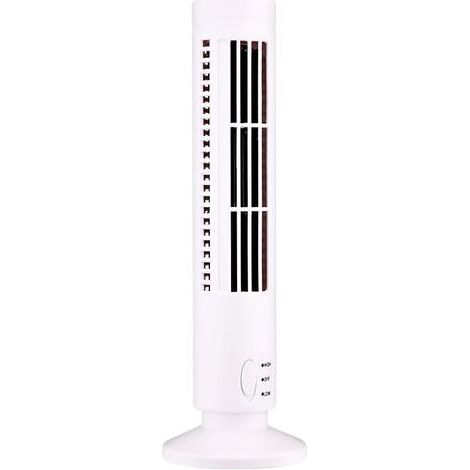 Ventilateur tour sans pales oscillant 90°, mini refroidisseur vertical avec lumière blanc