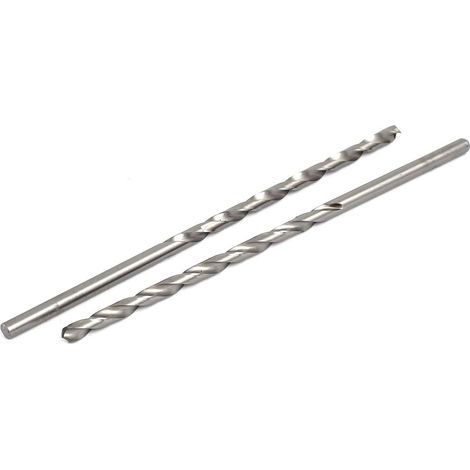 5mm Dia 150mm Länge HSS Gerade Rundschaft Spiralbohrer Bohrwerkzeug 2 Stücke (1/3)