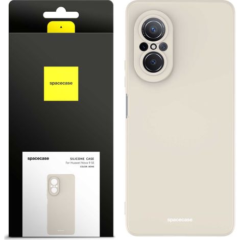 Custodia in silicone Spacecase per Huawei Nova 9 SE osso (1/5)