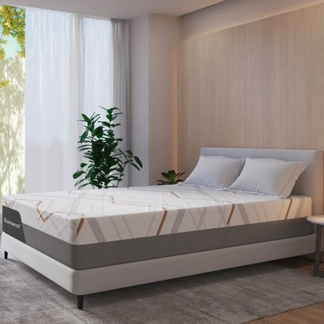 Materasso matrimoniale Corvo con Memory Foam, sfoderabile con molle insacchettate 160x200x30 cm