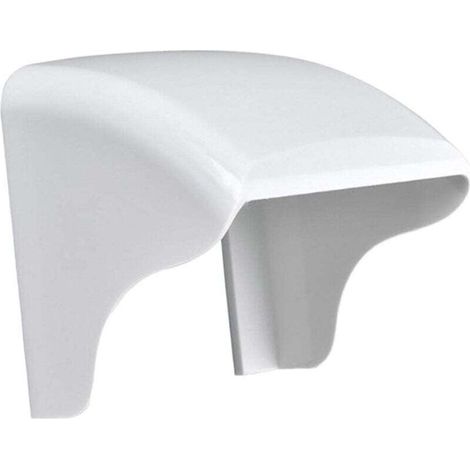 Caja de interruptores exterior impermeable con tapa, toma de corriente fácil de usar, protección para talleres, color blanco - KZQ