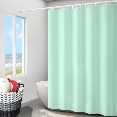 Rideau De Douche pour Salle De Bain, Rideau De Douche Moderne Avec Crochets, Rideaux De Bain Imperméables, Rideaux De Douche épais, 180 x 220cm (1/4)