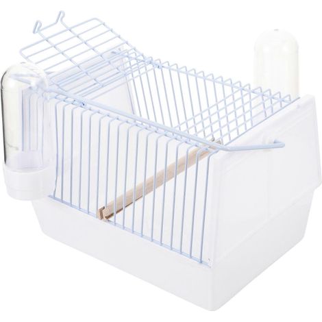 Cage de transport pour oiseaux avec poignée pour perroquets, 21 x 13 x 13 cm, 1 pièce - Confortable, stable et respirante (1/5)