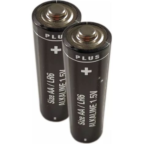 Lot de 2 piles alcalines AA (LR6)