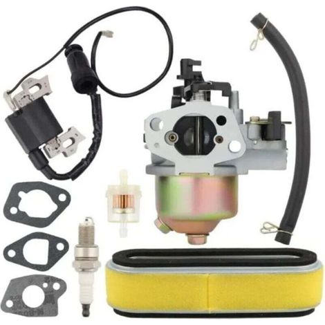 Carburateur HR214 HR215 HR216 16100-ZE6-W01 pour Honda HR194 HR195 HR214 HRA214 HR215 HR216 HRA216 HRC216 tondeuse à gazon GXV140 (1/4)