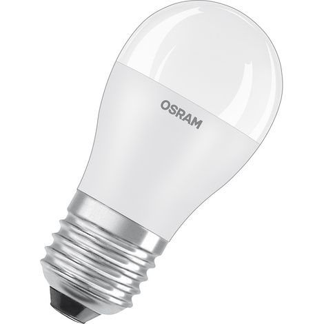 E27 LED-Glühbirne mit matter Oberfläche, 4,9W, warmweiß. (1/2)