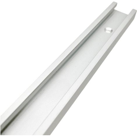 T-förmige Gehrungschiene für Tischkreissäge, Oberfräse und Holzbearbeitungswerkzeuge, silber, 400 mm, 30 x 12,8 mm