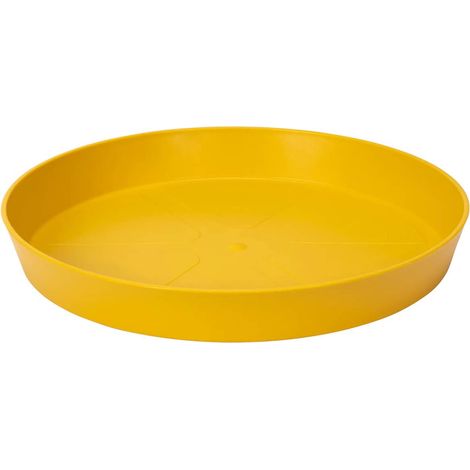 elho® Loft Untersetzer Ockergelb Ø 24 cm rund - Kunststoff (1/2)