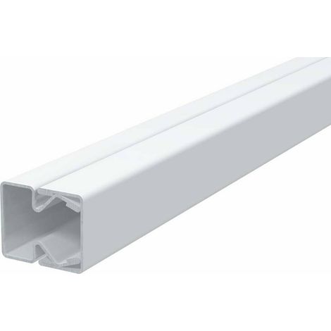 OBO Bettermann Goulotte de câblage avec perforation de fond 20x20x2000 Acier galvanisé sendzimir / revêtement plastique rei..., 6248462 (1/2)