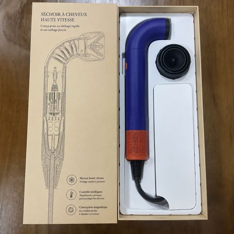Sèche-cheveux Électrique Haute Vitesse 1600W Tube Courbé HD15 220V Séchage Rapide Ionique Moteur AC 1,5 kg – Livraison gratuite (1/5)