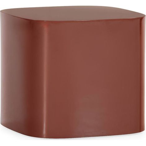 Table d'appoint terre cuite brillante - terre cuite brillant (1/4)
