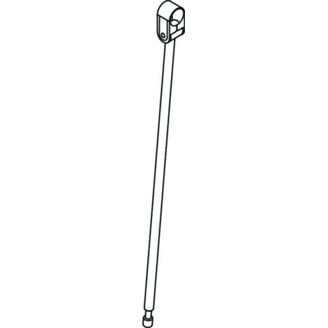 HEWI 950.50B023XA 95 support au sol pour poignées SK 801.50.