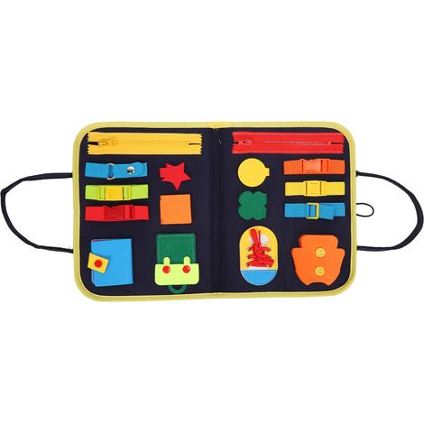 Tapis sensoriel d'activité, anti-anxiété, développement de l'intelligence, planche sensorielle multi-usage, compétences de base pour personnes âgées et enfants (1/5)
