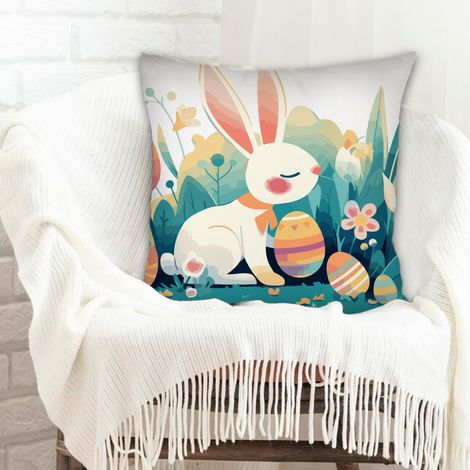 Housse de coussin carrée standard 45x45cm lavable pour canapé chambre à coucher salon décoration de la saint-valentin (1/5)