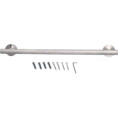 Porte-serviettes mural, acier inoxydable 304, 45 cm, argent, capacité 5 kg (1/5)