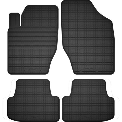 Gummifußmatten, 4er-Set, universell passend für: Peugeot 308 I Schrägheck, Kombi, SW (2007-2013)