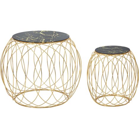 TAVOLINETTI BALL COPPIA CM � 68X56-43X45 (1/5)