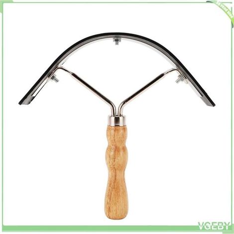 Brosse en crin de cheval - FAFEICY - Modèle standard - Manche bois ergonomique - Acier inoxydable - Nettoyage efficace (1/5)