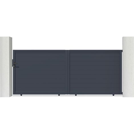 Puerta corredera de aluminio soldado 4m EIGER 400 x 160 cm