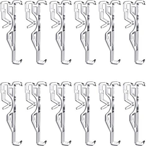 10 W005 Dekorationsteile, Einzelhandel 2,5-Zoll-Jalousien-Vertikaljalousien-Vorhangpositionierungsclip-Zubehör. (1/5)
