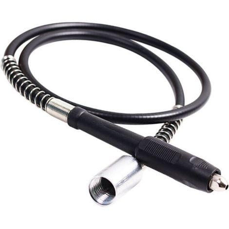 Mandrin d'extension flexible sans clé pour meuleuse M19 x 2 mm compatible avec outil rotatif Dremel (1/4)