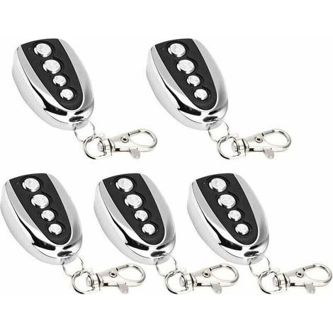 5er-Pack elektrische Fernbedienung für Garagentoröffner, 433 MHz zum Klonen von Toren, Garage, universelles elektrisches Klonen (5 Stück)