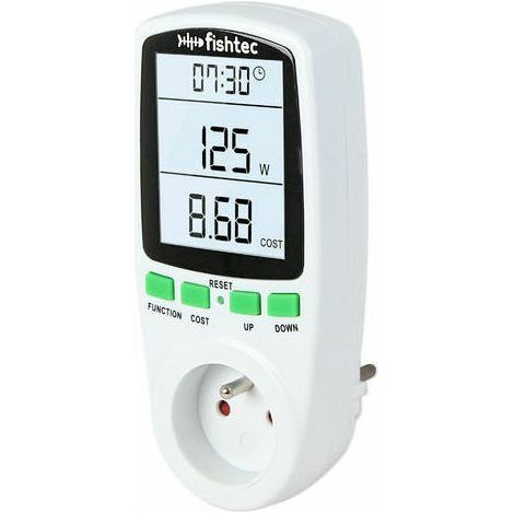 Wattmeter – Stecker zur Kontrolle der Stromkosten – Digitale Anzeige der elektrischen Leistung (1/5)