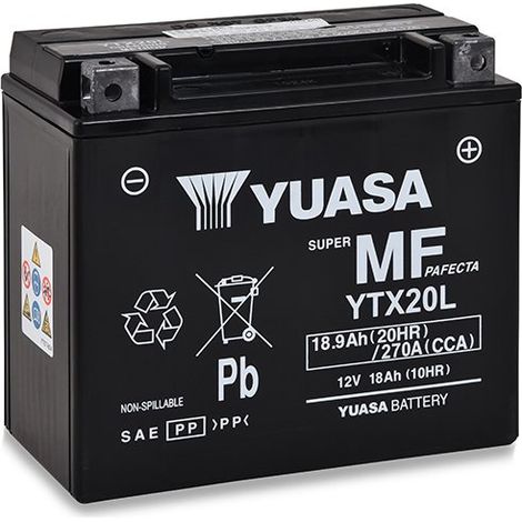 BATTERIA YUASA YTX20L-BS 12V 18 Ah