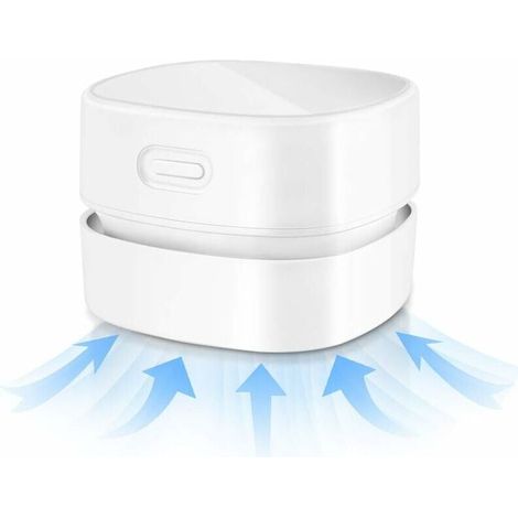 Cordless Desktop Vacuum Cleaner - USB Rechargeable Mini Table Vacuum Cleaner, for Crumbs, Dust, Keyboard, Cars