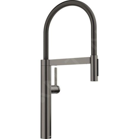 Blanco Culina S - Mitigeur d’évier avec bras flexible et douchette, acier foncé 527465 (1/2)