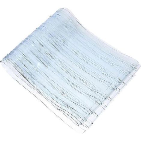 【NX】PVC Hunddörrsgardin Väderbeständig Isolering Husdjursdörr Utomhusbruk 205.00X18.60 cm Rem 1 st (1/2)